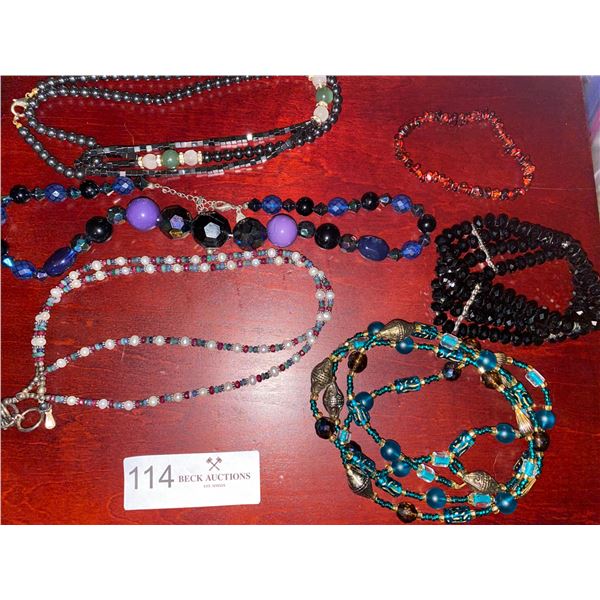 Assorted Beaded Jewelry