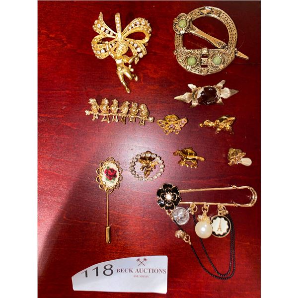 Assorted Beautiful Brooches