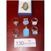 Image 1 : Assortment Of Moonstone Style Sterling Silver Jewelry