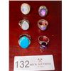 Image 1 : Assortment Of Beautiful Sterling Silver Rings