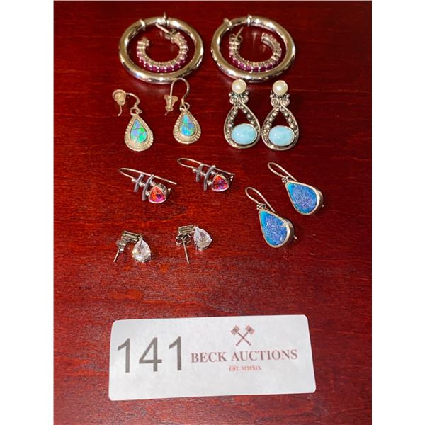 Assortment Of Sterling Silver Earrings