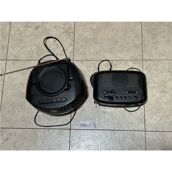 Disc Portable CD System And Intertek Cosmo Alarm Clock