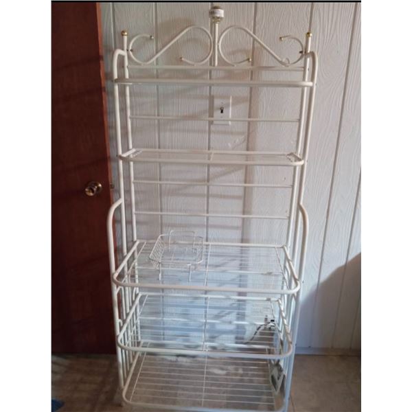 Vintage Metal Shelf (Contents Not Included )