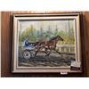 Image 1 : Framed Horse Derby Painting