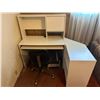 Image 1 : Corner Desk With Storage And Desk Chair