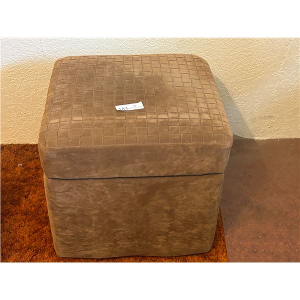 Storage Ottoman With Matching Pillow