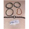 Image 1 : Assorted Costume Bracelets And Watch