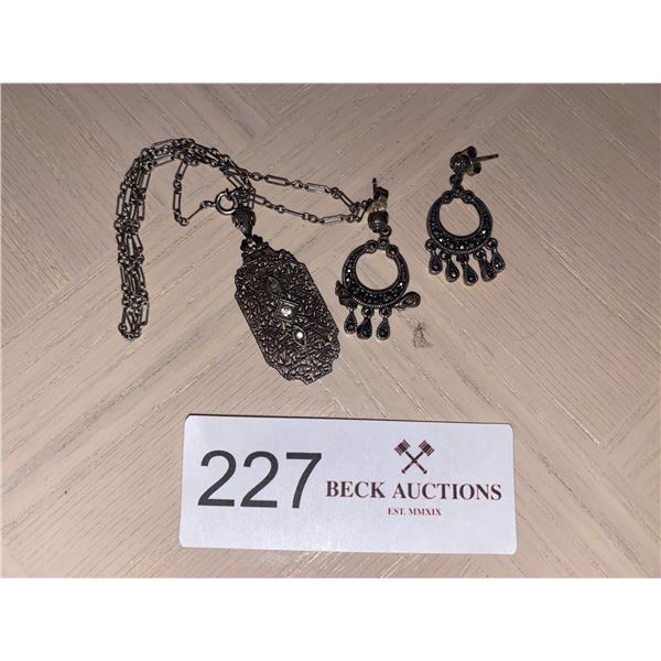 Antique Art Deco Sterling Silver Set