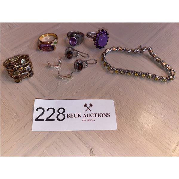 Assortment Of Beautiful Sterling Silver Jewelry