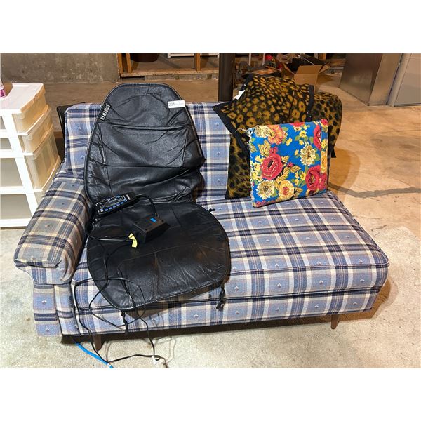 Couch and Electric Massage Chair