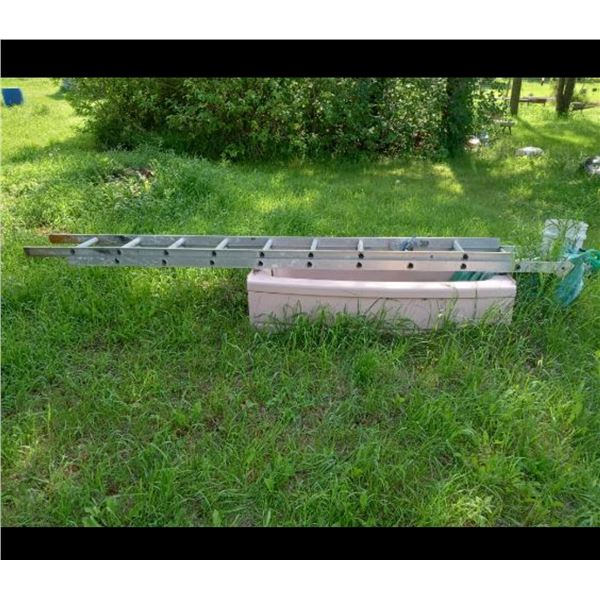 Pink Vintage Tub And Ladder