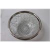 Image 2 : Vintage Silver Rim Crystal Bowl
