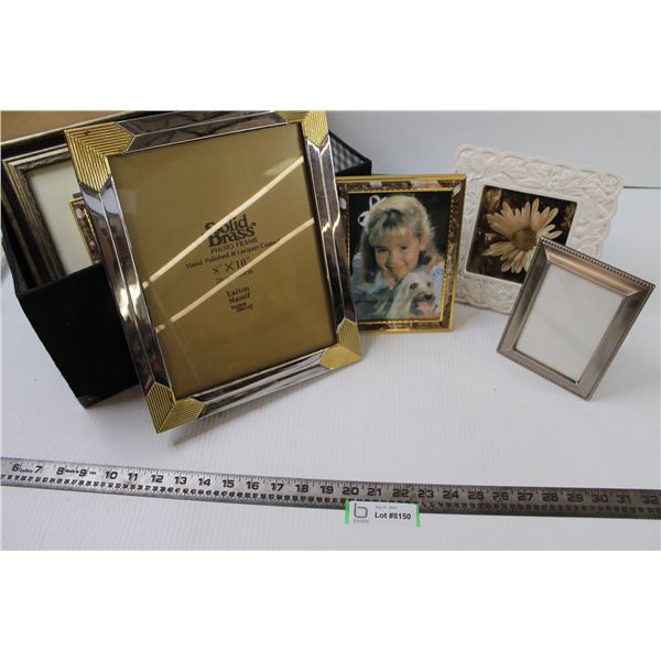 Box Picture Frames in Various Sizes -- 8x10 4x6 Etc.