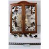Image 1 : Showcase W/ 30 Red Rose Tea Birds Complete Set- No Chips