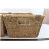 Image 3 : (2x Bid Price) Wicker Baskets