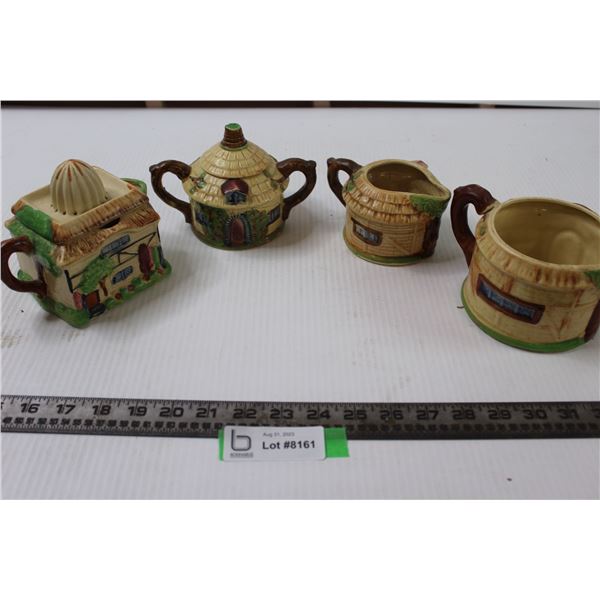 4 -Pieces of Cottage Ware 1940s