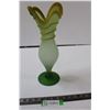 Image 1 : Satin Glass Vase Hand Molded