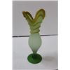 Image 2 : Satin Glass Vase Hand Molded