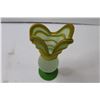 Image 3 : Satin Glass Vase Hand Molded