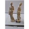 Image 1 : (2x Bid Price) Santini Statues Italian Signed