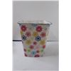 Image 4 : Waste Basket and Silk Flowers + Basket