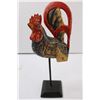 Image 2 : Rooster Statue with Flat Plate