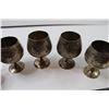 Image 2 : 5pc Brass Cup Set