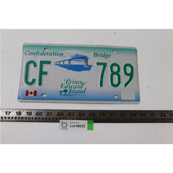 Prince Edward Island License Plate