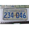 Image 2 : (3) 1970s Saskatchewan License Plates