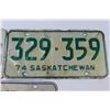 Image 3 : (3) 1970s Saskatchewan License Plates