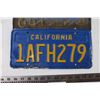 Image 2 : (2) California License Plates