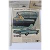 Image 4 : (5) Framed Car Advertisements -- Chevrolet, Chevelle, Impala (13 x 10")