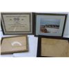 Image 1 : (4) Picture Frames -- Certificate and Broadway Bridge Saskatoon Picture (13.5 x 16.5" +)
