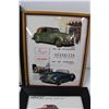 Image 4 : (4) Framed Car Advertisements - Plymouth, Charger, Arnolt, Lagonda, Aston Martin (8.5 x 11-1/4" +)