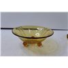 Image 3 : (2) Amber Glass Serving Dishes