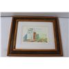 Image 4 : Framed Watercolor -- Ponoka Alberta M McKay