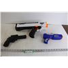 Image 1 : (3) Toy Guns - NERF, Clash Combat, Unknown Brand