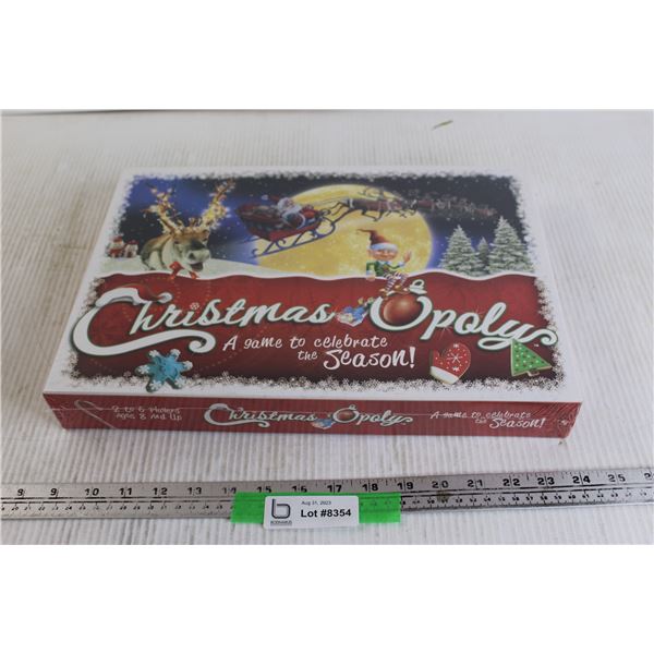 Christmas Opoly Board Game - Sealed