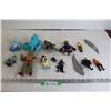 Image 1 : Assorted Toy Figurines - Monsters Inc., Batman,