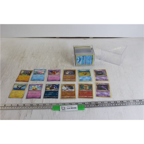 Assorted Pokémon Cards - Some Japanese