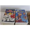 Image 3 : (10) Disney VHS Tapes - Lady and the Tramp, 101 Dalmatians, Snow White, Mulan, Winnie the Pooh, Beau