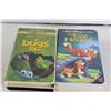 Image 5 : (10) Disney VHS Tapes - A Bug's Life, The Aristocats, Robin Hood, Fantasia, Pocahontas
