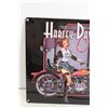 Image 2 : Harley Davidson Classic Tin Sign - 15" x 13"