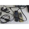 Image 4 : Assorted TV Remotes, Max Keyboard, DVD/MP3/CD Player, Cords - All Untested