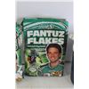 Image 3 : (2) Saskatchewan Roughriders Fantuz Flakes Boxes (Full), Pizza Hut x Pepsi Water Jug