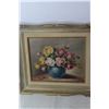 Image 4 : Framed Art of Flowers - 15 1/2" x 17 1/2"