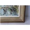 Image 2 : Framed Painting of a Bridge by Raymond Besse- 13" x 15"