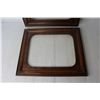 Image 2 : (2) Wooden Pictures Frames - 15 1/2" x 18 1/2"(No Glass)