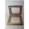 Image 4 : (2) Wooden Pictures Frames - 15 1/2" x 18 1/2"(No Glass)