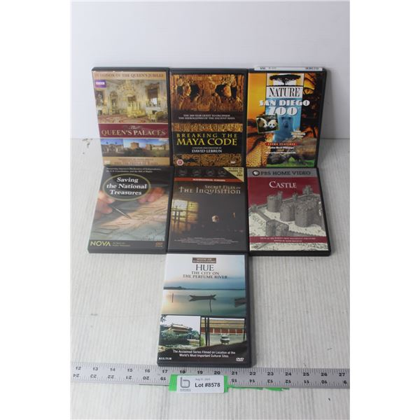 (7) Assorted History and Misc. DVDs